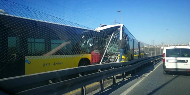 Metrobüs kazasıyla ilgili İBB'den açıklama: Şoför baygınlık geçirdi