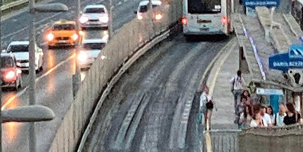 Metrobüs yolu eridi Ekrem İmamoğlu'na tepki yağdı: Memnun değiliz!