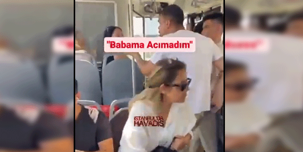 Metrobüste 'müziğin sesini kısar mısın?' diyen kadına şoke eden tehdit!