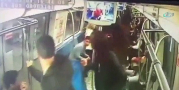 Metroda bomba şakasının görüntüleri ortaya çıktı