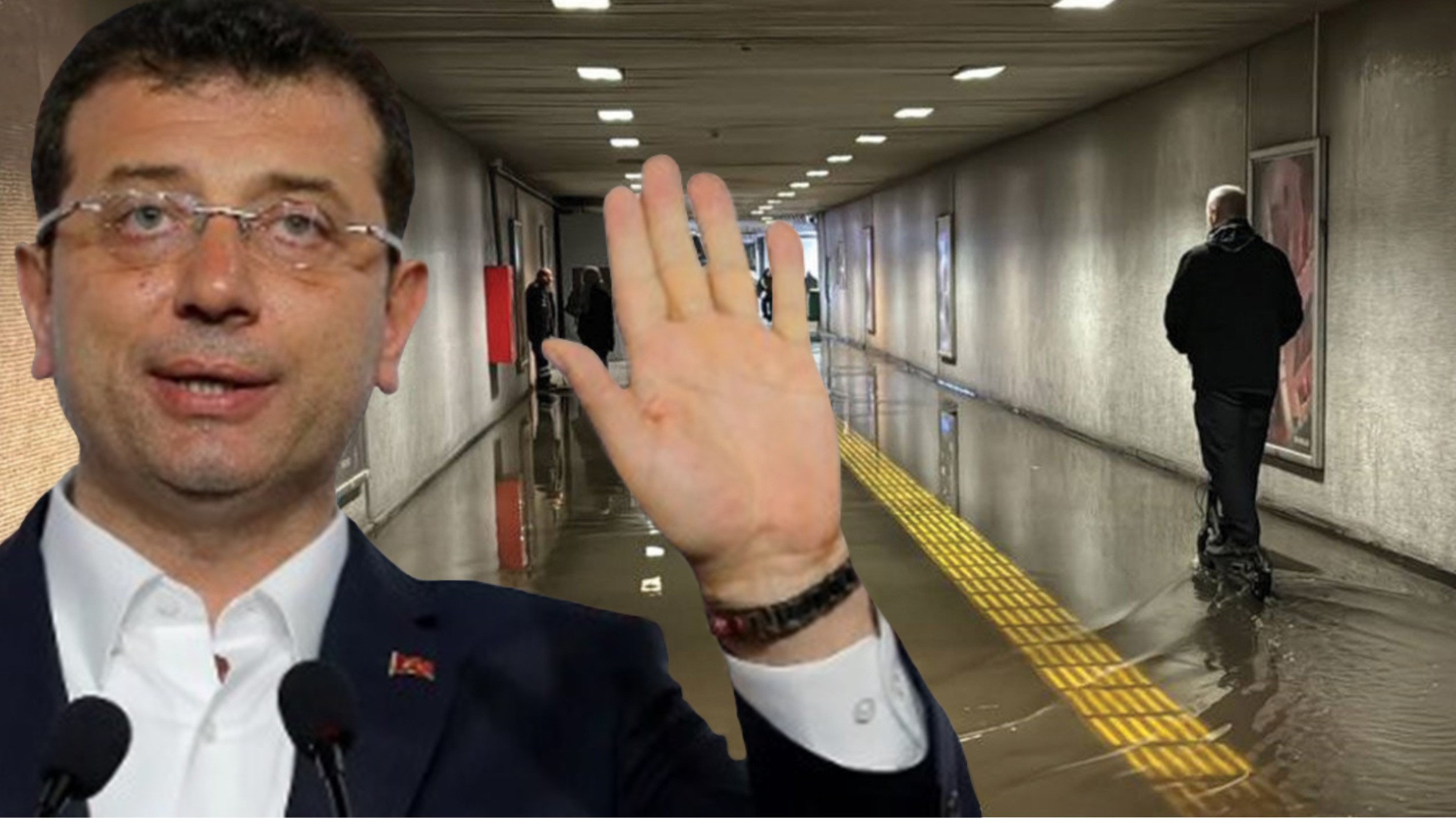 Metroda büyük rezillik: Vatandaşlar kanalizasyon suyu içinde kaldı!