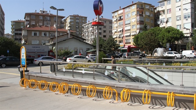 Metroda ücretsiz bisiklet parkları hizmeti