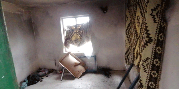 Metruk binadaki yangın ekipleri alarma geçirdi