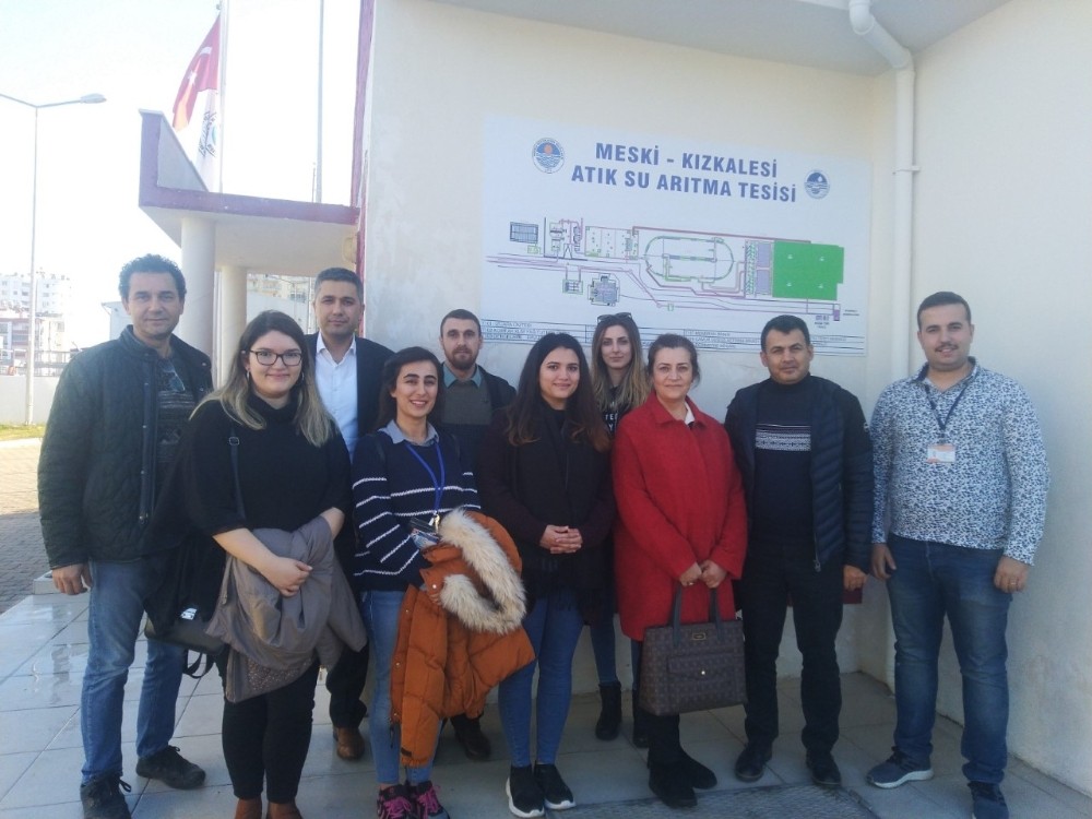 MEÜ Çevre Mühendisliği öğrencileri Kızkalesi Atıksu Arıtma Tesisini gezdi 