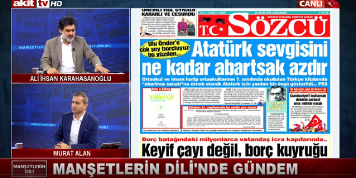 Mevlid Kandili’nde nazire yaparcasına… Sözcü haşa Peygamber ile Mustafa Kemal’i karşı karşıya getiriyor