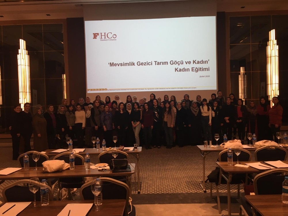Mevsimlik işçilere ve kadın çiftçilere eğitim verildi 