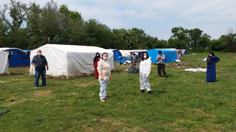 Mevsimlik tarım işçilerine korona tedbirleri 