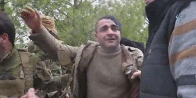 Afrin'de mevziler ele geçirildi! YPG'li teröristler teslim oluyor...