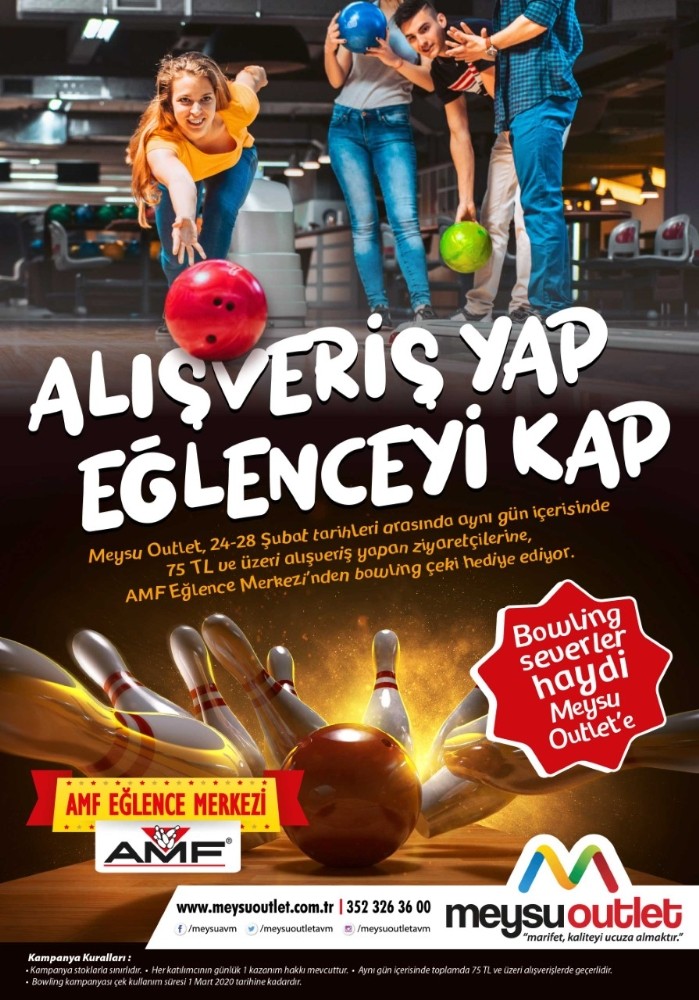 Meysu Outlet’te bowling eğlencesi başlıyor 