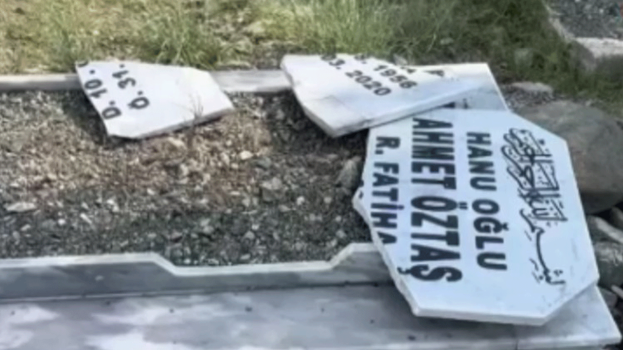 Mezar taşlarına zarar vermişlerdi: Nedeni ortaya çıktı!
