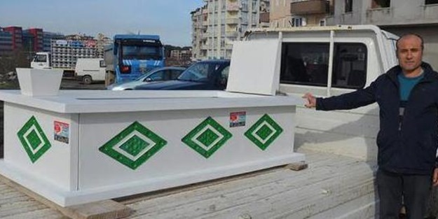 Mezarcıdan ilginç satış taktiği