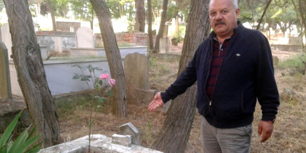 Mezarlığa gidenler şoke oldu! Mezar taşlarını...