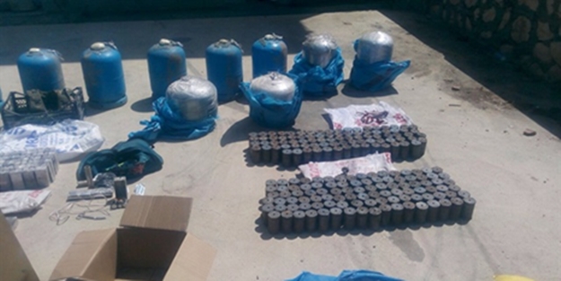 Mezarlığı cephaneliğe çevirmişler - VIDEO