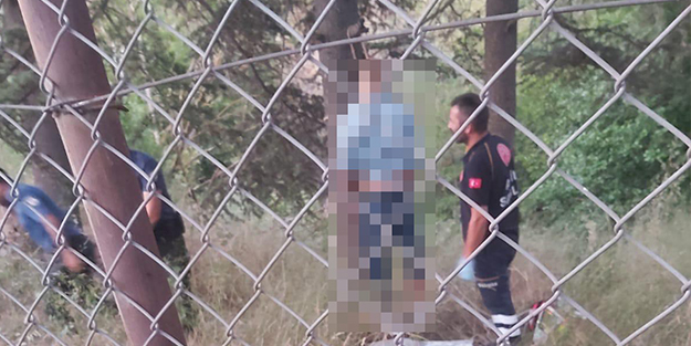 Mezarlıkta asılı halde bulundu