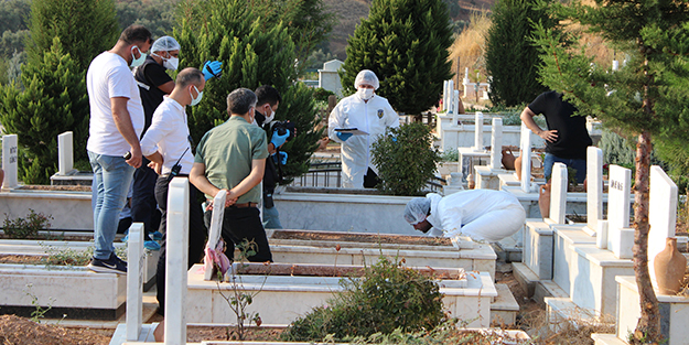 Mezarlıktaki yoğun koku alarma geçirdi! Korkunç görüntü ortaya çıktı