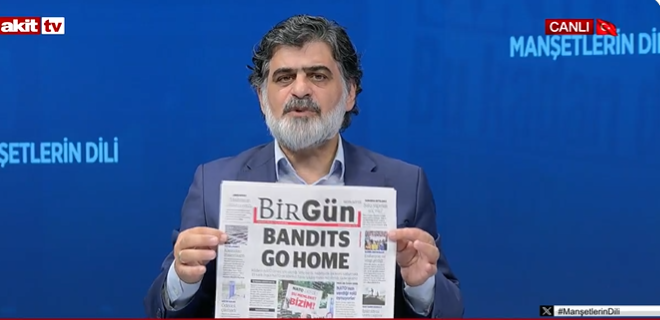 Mezhepçi Birgün’den ABD dansözlüğü! Dün ‘oh ceza geliyor’ bugün ‘go home’