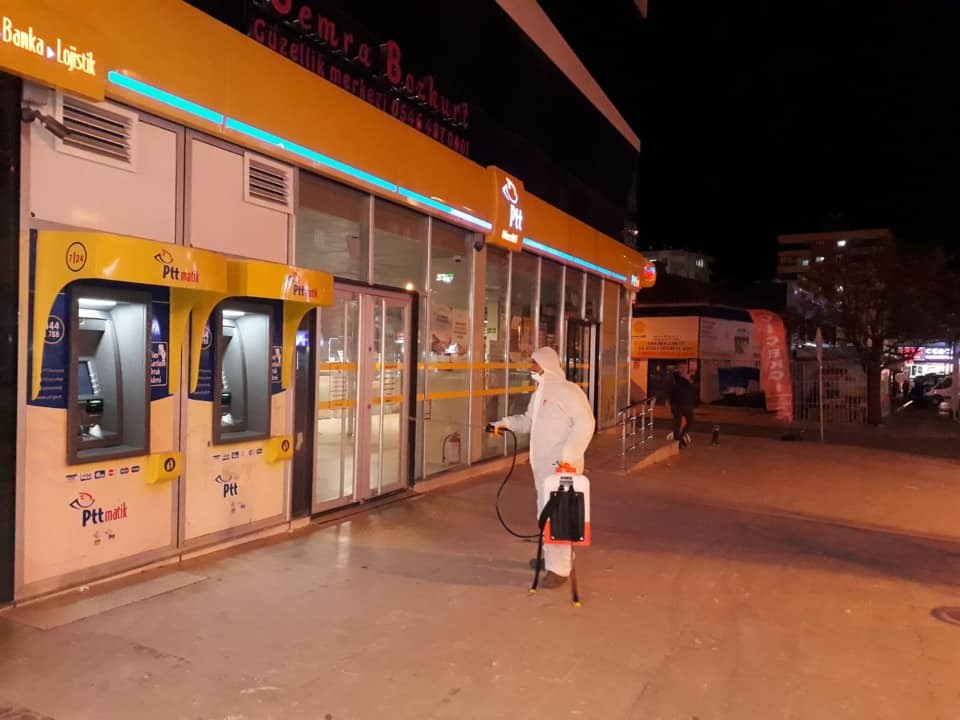 Mezitli’de korona virüsüne karşı 24 saat mücadele 
