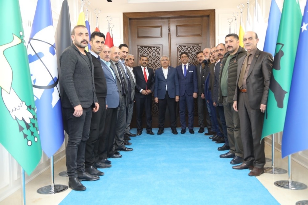 MHP’ den Başkan Güder’e ziyaret 