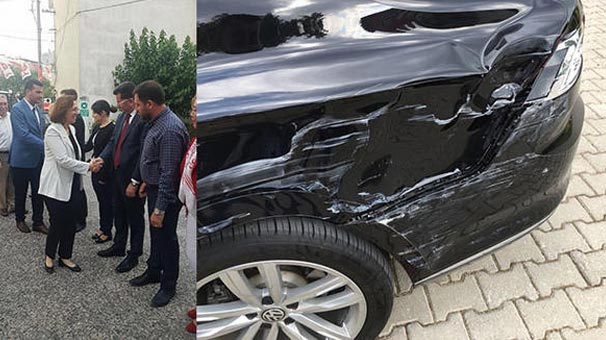 MHP Genel Başkan Yardımcısı Deniz Depboylu’nun aracı kaza geçirdi