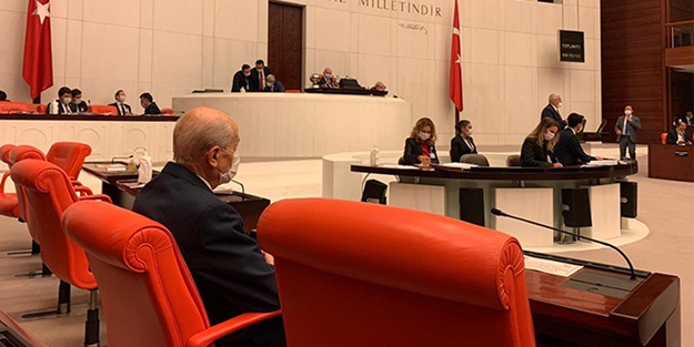 MHP Genel Başkanı Bahçeli TBMM'de