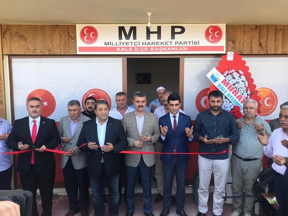 MHP Kale ilçe teşkilatı yeni yerine taşındı 
