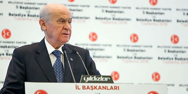 MHP Lideri Bahçeli: Dağlarda kovaladıklarımız belediyelere konuşlanacaktır