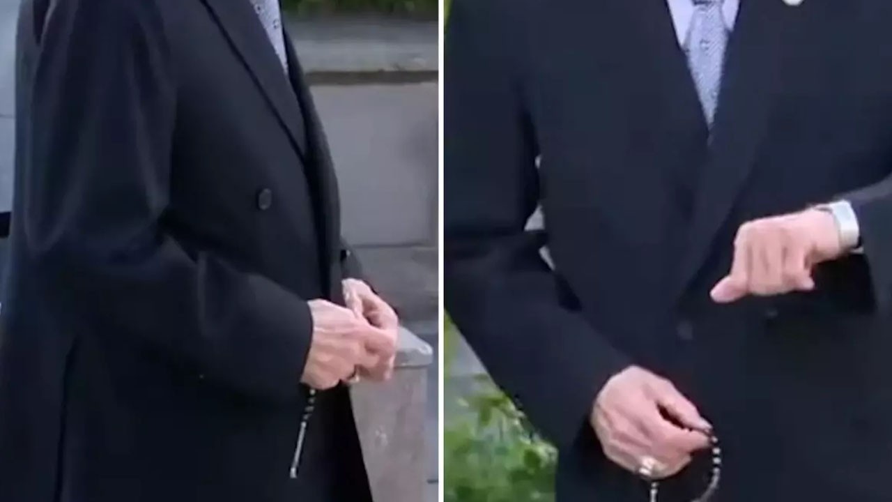 MHP lideri Devlet Bahçeli, Cumhurbaşkanı Erdoğan'ı elinde tespihle bekledi!