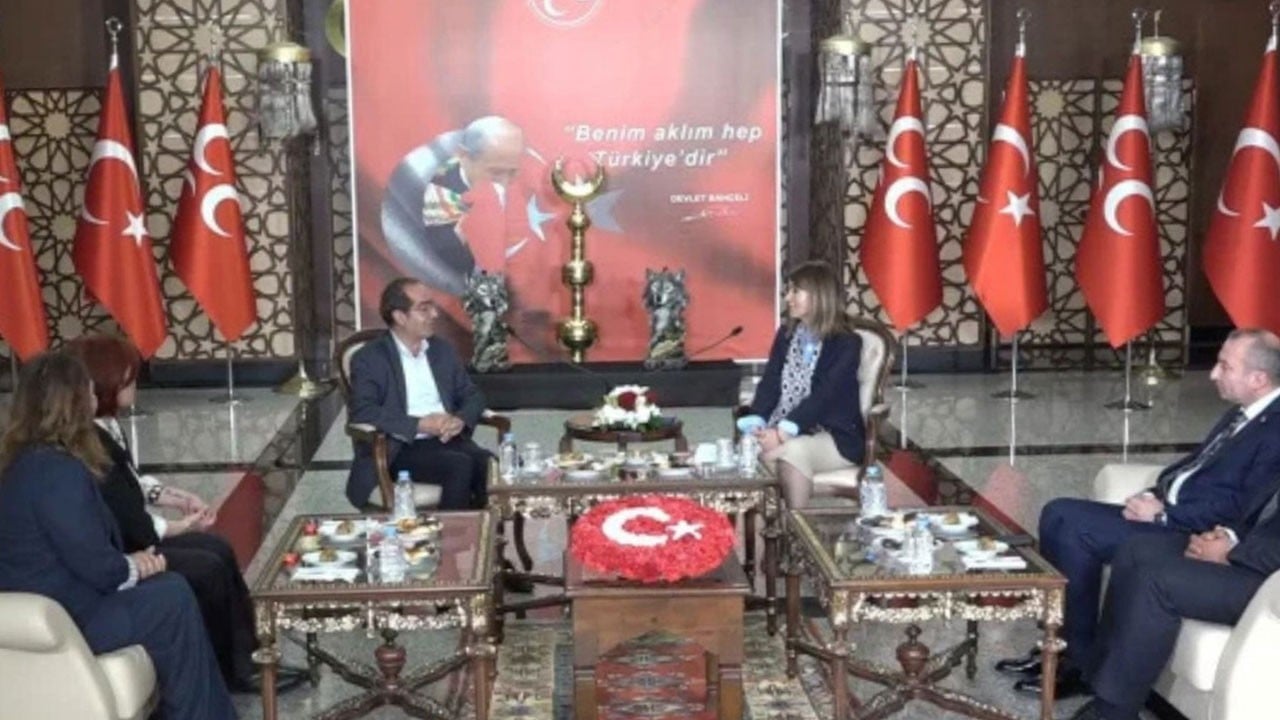 MHP ve DEM heyetleri bayramlaştı