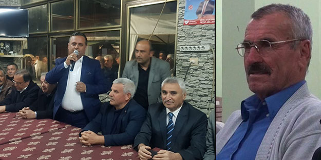 MHP'li başkanın konuşmasında acı olay! Dinlerken kalp krizi geçirdi