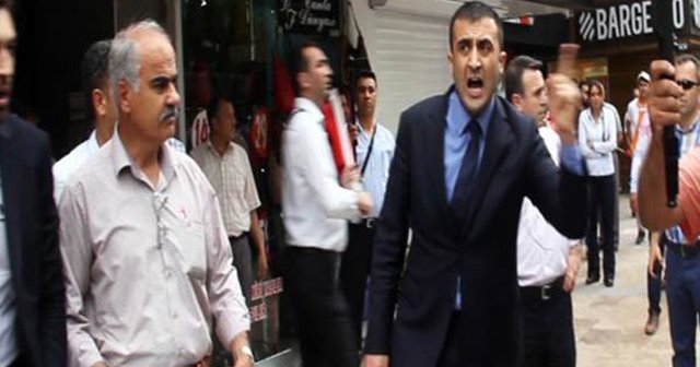 MHP'lilerin basın açıklamasında kavga çıktı