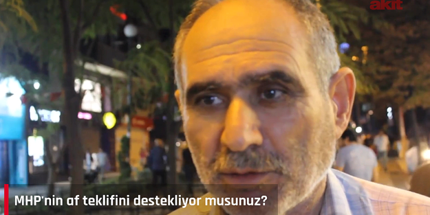 MHP'nin af teklifini destekliyor musunuz?
