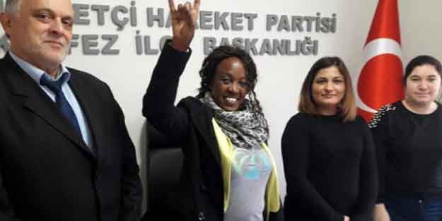MHP'nin Etiyopyalı üyesinden flaş sözler: Bahçeli'yi seviyorum