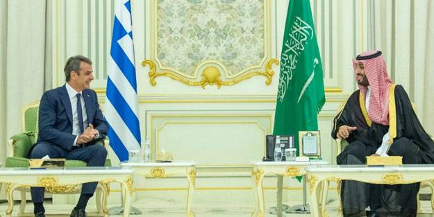 Miçotakis ve Prens Selman'dan kritik görüşme