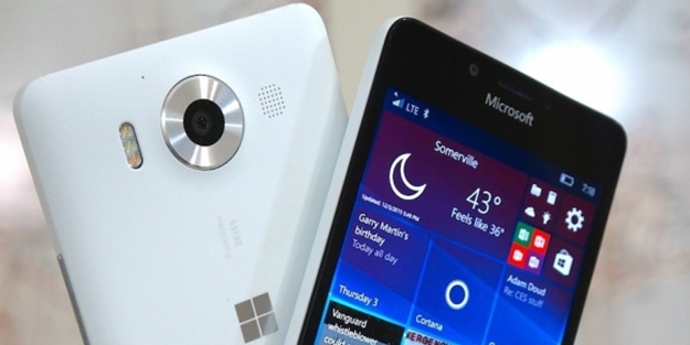Microsoft Lumia 950 serisi güncellendi