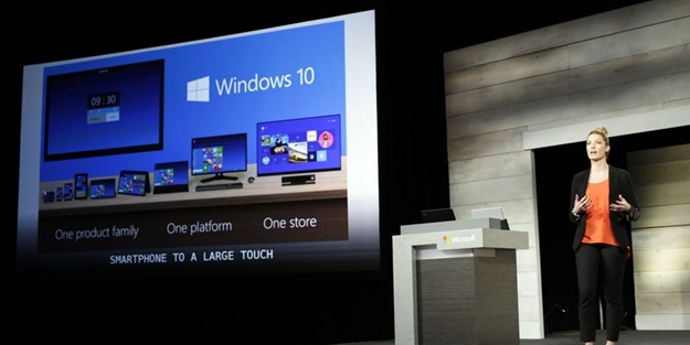 Microsoft Windows 10'u tanıttı