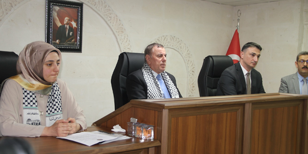 Midyat Belediye Meclisi'nden, Filistin’e destek bildirisi