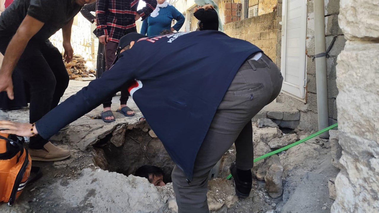 Midyat’ta dehşet dolu dakikalar