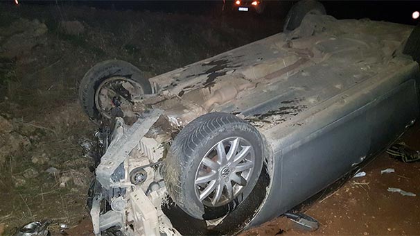 Midyat’ta Trafik kazası: 2 kişi yaralı