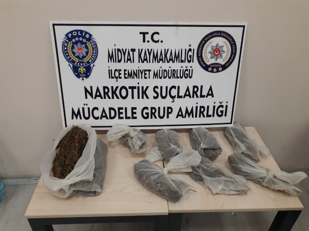 Midyat’ta uyuşturucu operasyonu 
