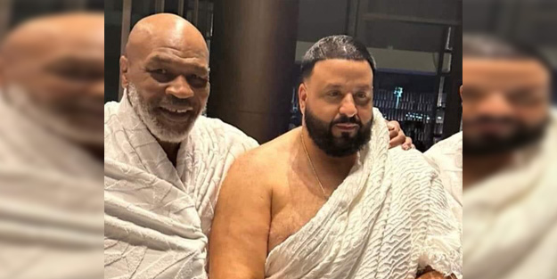 Mike Tyson ve DJ Khaled Umre ziyaretinde! Duygusal anlarını paylaştılar