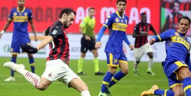 Milan Parma karşısında beraberlikle yetindi