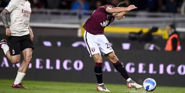 Milan, Torino deplasmanında puan kaybetti