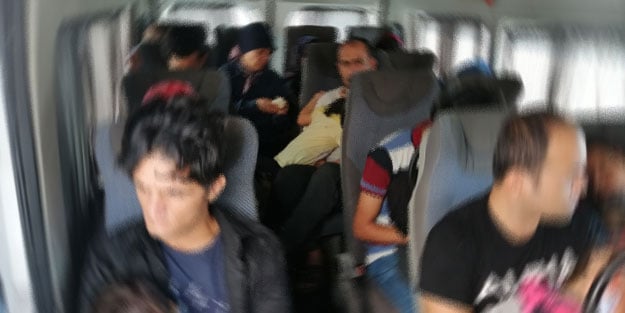 Milas'ta 12 kaçak göçmen yakalandı