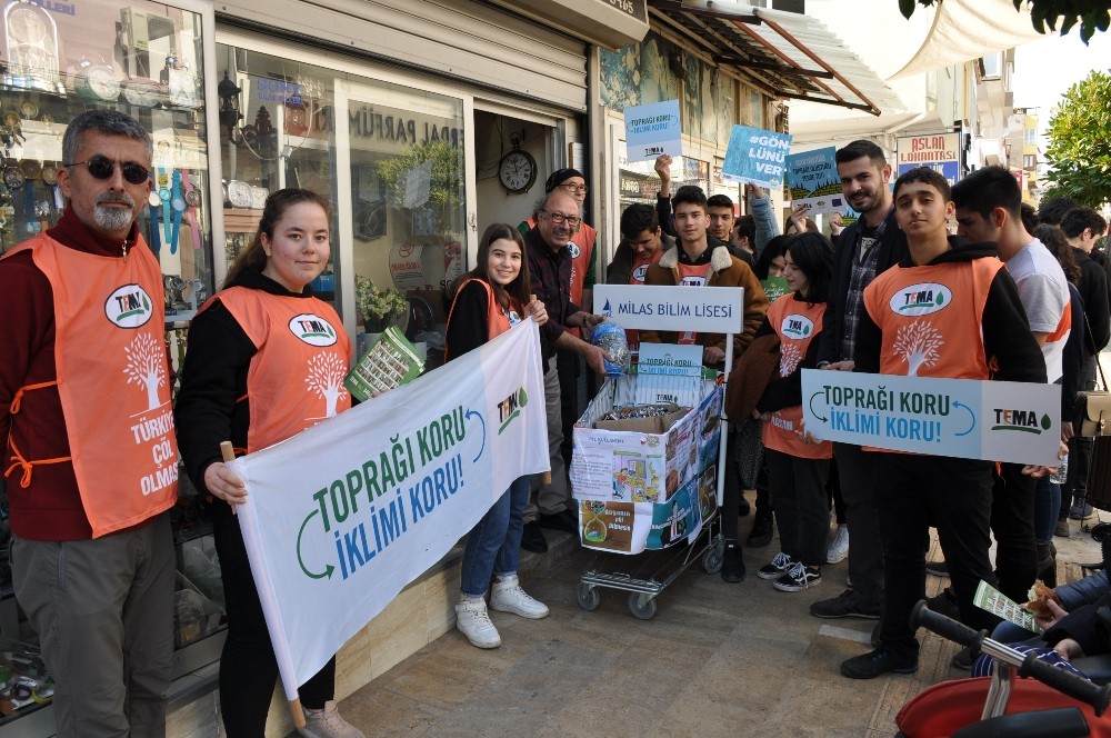 Milas’ta 200 kilo atık pil toplandı 