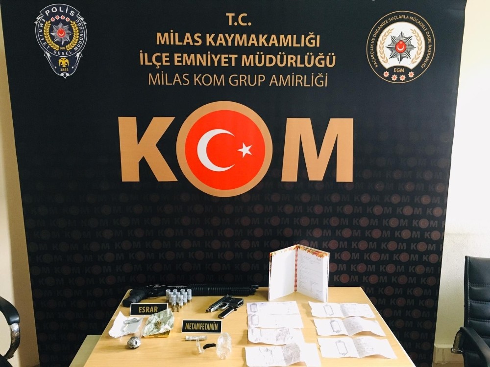 Milas’ta gözaltına alınan 7 şebeke üyesinden 3’ü tutuklandı 