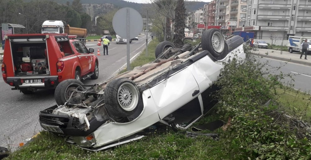 Milas’ta trafik kazası; 1 yaralı 
