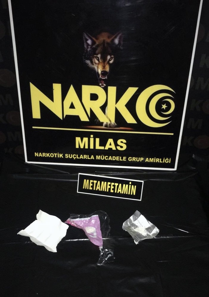 Milas’ta uyuşturucu ele geçirildi 