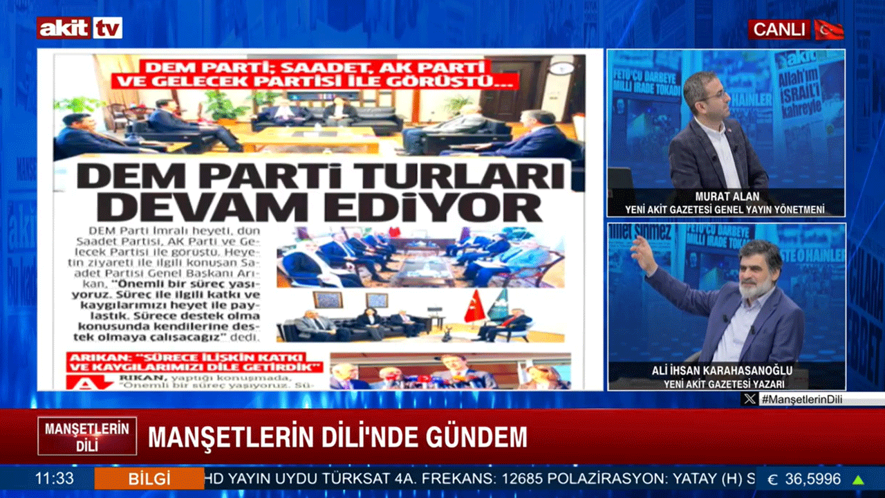 Milli Gazete üstünü örttü! Saadet Partisi'nin makam odasında izlenen kanala bakın