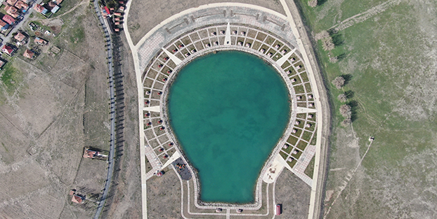 Millet Bahçesinde ilginç ayrıntı: Sadece havadan bakanlar fark ediyor!