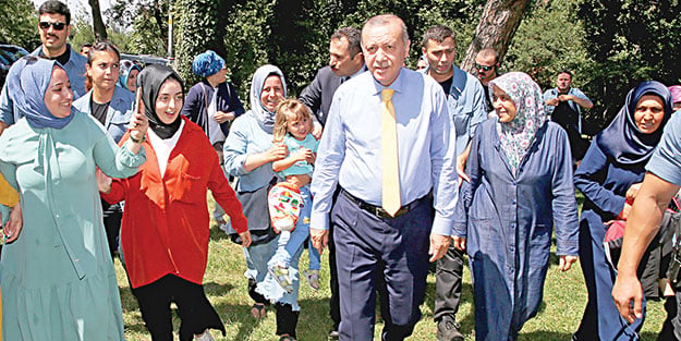 Millet Erdoğan’ın yanında